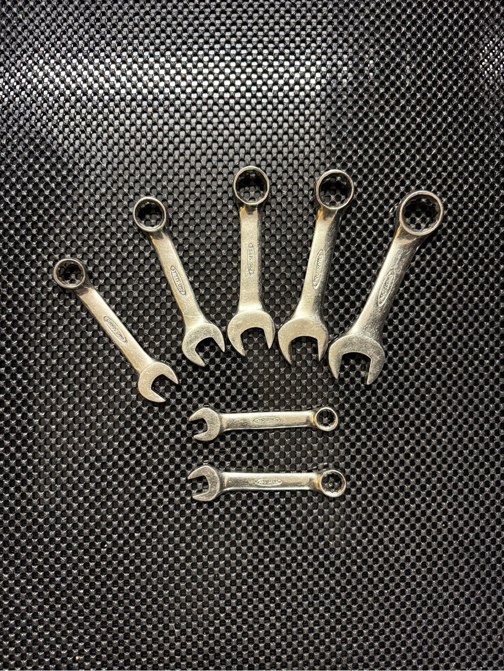 Pro Series 7-Piece SAE Stubby Combination Wrench Set
